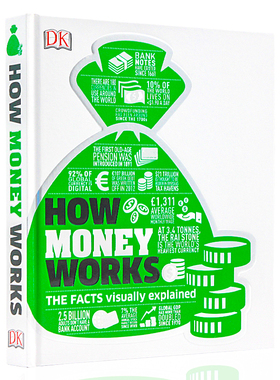 DK 金钱是如何运作的 财富百科 英文原版 How Money Works The Facts Visually Explained 金融经济知识图解百科全书 学会理财