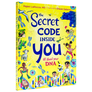 英文原版 密码 Inside 你身体中 绘本 精装 Secret 青少年课外读物 The 全彩大开 Code 少儿人体生物科学科普知识阅读书 You