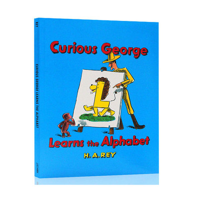 英文原版绘本 Curious George Learns the Alphabet 廖彩杏书单 平装 好奇的乔治猴学字母 H. A. Rey