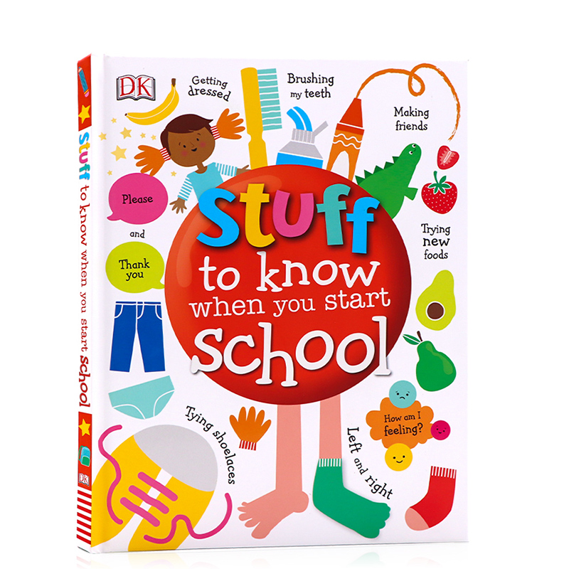 英文原版 DK 开学前要知道的事 Stuff to Know When You Start School 精装系列图书 学前指南 学习准备 学习生活技能 少儿读物