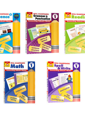 Evan Moor 技能铅笔刀小学一年级 Skill Sharpeners Grade 1 Reading Science 英文原版 美国加州教辅 英语家庭练习册