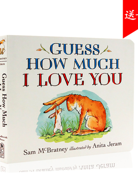 Guess How Much I Love You 猜猜我有多爱你 进口英文原版正版 幼儿童英语启蒙认知绘本 宝宝情商早教撕不烂纸板书 廖彩杏推荐书单