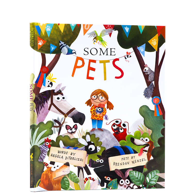 进口英文原版正版 有些宠物 Some Pets 凯迪克大奖作者Brendan Wenzel新作They All Saw a Cat 精装大开 动物启蒙 精美插画