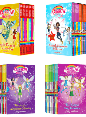 Rainbow Magic 彩虹魔法仙子系列 rainbow fairies 英文原版 儿童英语插图章节桥梁书6-12岁图画故事书 纽约时报畅销书