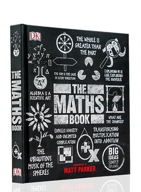 DK人类的思想百科丛书 数学百科 The Maths Book: Big Ideas Simply Explained 英文原版 图解科普数学发展历史人工智能