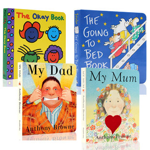 4册合售 绘本 Going Parr 爸爸妈妈 幼儿园推荐 6岁 Okay 该睡啦 Mum Book Dad 进口英文原版 Bed 名家Todd The
