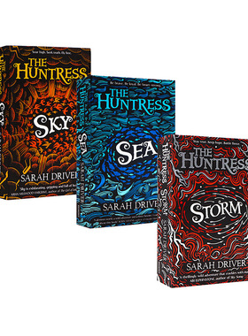 英文原版进口图书女猎手三部曲The Huntress Trilogy Sea Sky Storm  儿童文学读物 励志成长小说 课外阅读故事书Sarah Driver