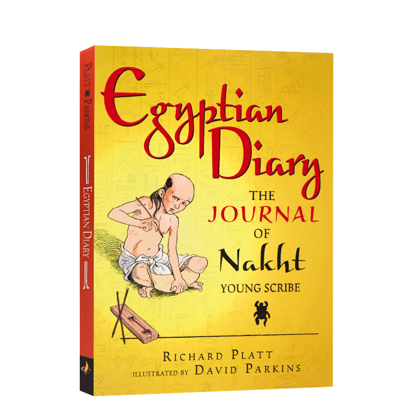 进口英文原版正版 Egyptian Diary古埃及日记The Journal of Nakht Young Scribe 埃及历史文化习俗儿童课外读物Richard Platt平装