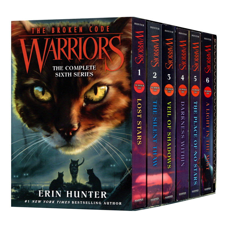 英文原版小说 猫武士七部曲 破灭守则 Warriors The Complete Sixth Series传奇的猫族儿童成长励志章节章节桥梁书艾琳亨特著作,书籍/杂志/报纸,儿童读物原版书,淘宝优惠券,粉丝福利购,淘宝优惠卷