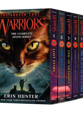 英文原版小说 猫武士七部曲 破灭守则 Warriors The Complete Sixth Series传奇的猫族儿童成长励志章节章节桥梁书艾琳亨特著作