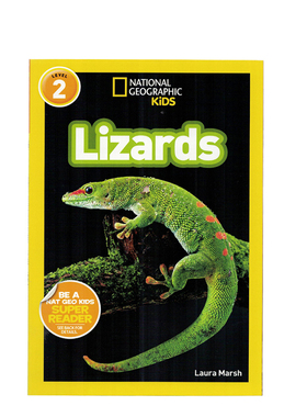 进口英文原版正版绘本National Geographic Kids Level2:Lizards 国家地理分级阅读 少儿科普百科英语童书