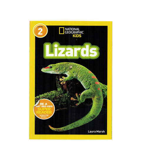 进口英文原版正版绘本National Geographic Kids Level2:Lizards 国家地理分级阅读 少儿科普百科英语童书