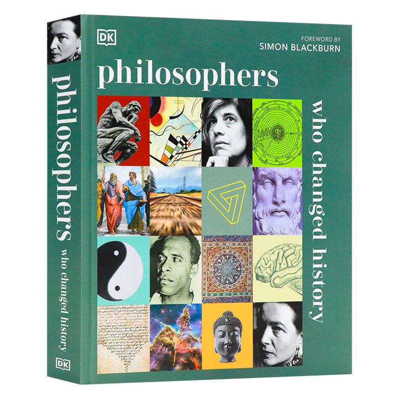 DK历史变革者系列 改变历史的哲学家 英文原版 Philosophers Who Changed History 儿童科普读物 精装大开本精美插图  DK百科