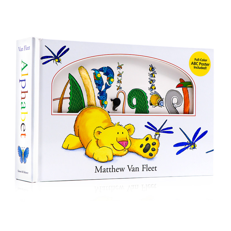 进口英文原版正版 alphabet 字母matthew van fleet 低幼英语趣味动物