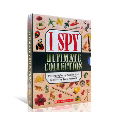 Scholastic 学乐I Spy 视觉大发现系列10册Ultimate Collection 礼盒装英文原版绘本 3-8岁英语单词智力开发益智 全景视觉大发现