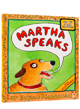 进口英文原版正版 Martha Speaks 玛莎说话啦 儿童教育启蒙绘本 平装 英语启蒙早教 4~7岁 Houghton Mifflin Harcourt出版