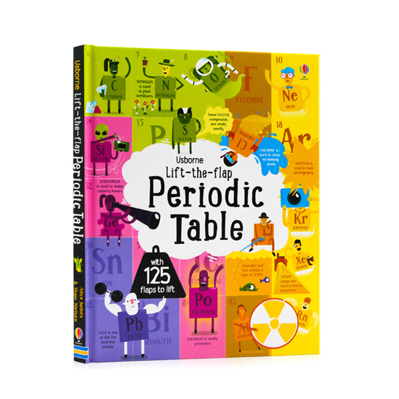 Usborne元素周期表英文原版