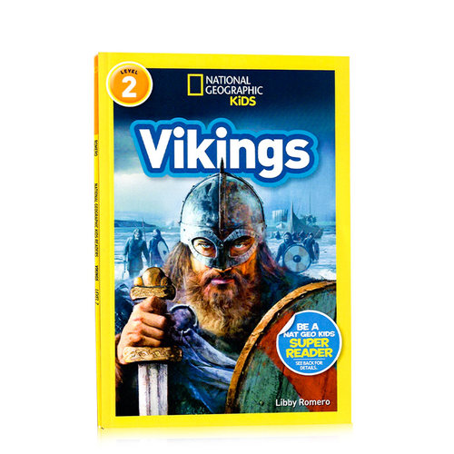 英文原版绘本 National Geographic Kids Level2:Vikings 国家地理分级阅读初阶 儿童英语启蒙绘本