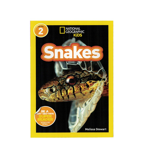 进口英文原版正版绘本National Geographic Kids Level2:Snakes 国家地理分级阅读 少儿科普百科英语童书