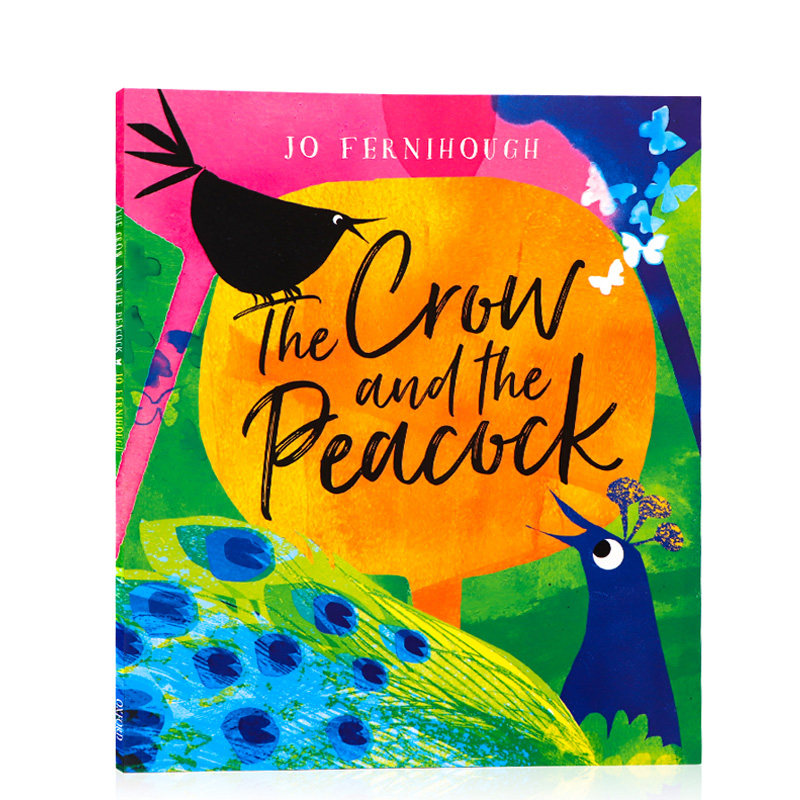 英文原版绘本 牛津精品绘本 乌鸦和孔雀the crow and the peacock