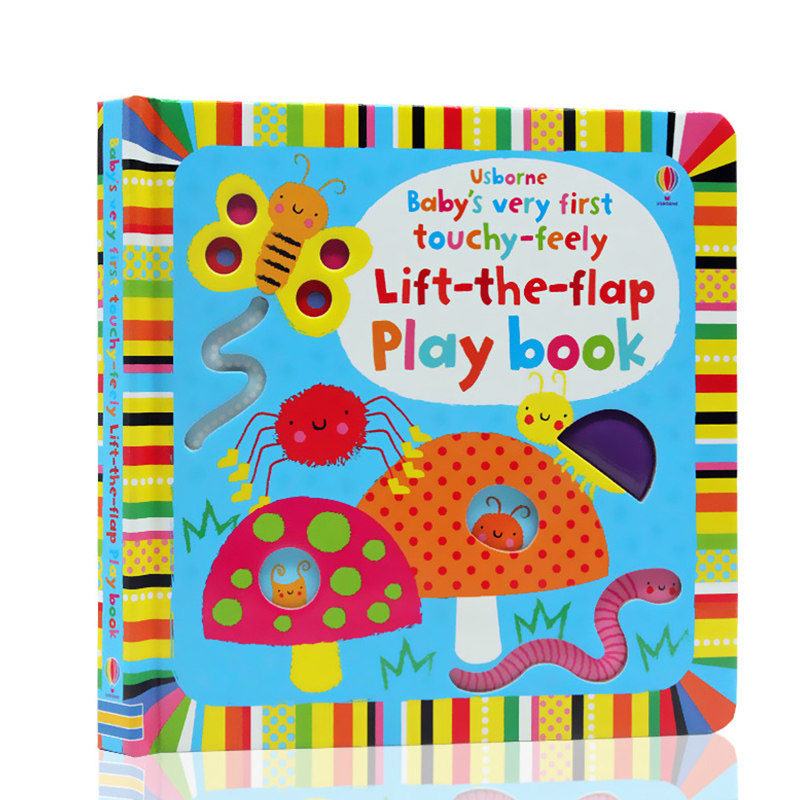 进口英文原版正版 绘本babys very first touchy-fee宝宝的单词书