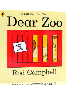 进口英文原版 平装  Dear Zoo 亲爱的动物园 儿童英语启蒙绘本翻翻书 幼儿成长必读故事 吴敏兰书单123 平装大开 0 - 4 岁