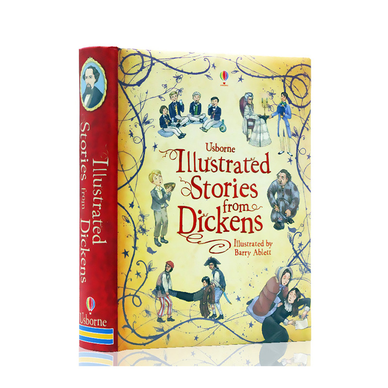 进口英文原版正版绘本 Illustrated stories from Dickens迪更斯的故事Usborne出品插图故事书儿童英语故事书