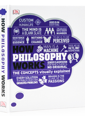 DK 哲学如何运作 视觉图解百科 How Philosophy Works The concepts visually explained 英文原版 哲学科普读物 精美插图 精装
