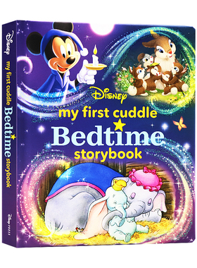 迪士尼睡前拥抱故事书 英文原版 My First Disney Cuddle Bedtime Storybook 亲子共读儿童启蒙绘本故事书籍 经典卡通人物故事