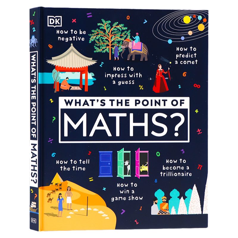DK了不起的数学思维 少儿百科 数学的意义 What's the Point of Maths 英文原版 趣味启蒙书籍 数学的奥秘 精装 全彩图解