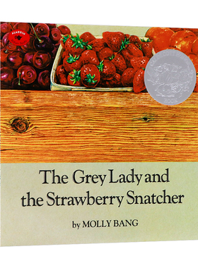 灰袍奶奶和草莓盗贼 英文原版绘本 Grey Lady and Strawberry Snatcher 幼儿童英语启蒙图画故事书 睡前读物 亲子阅读 3-6岁
