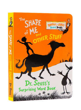进口英文原版正版 Dr.Seuss 有趣的影子书The Shape of Me and Other Stuff  苏斯博士纸板书 英语早教启蒙图画书
