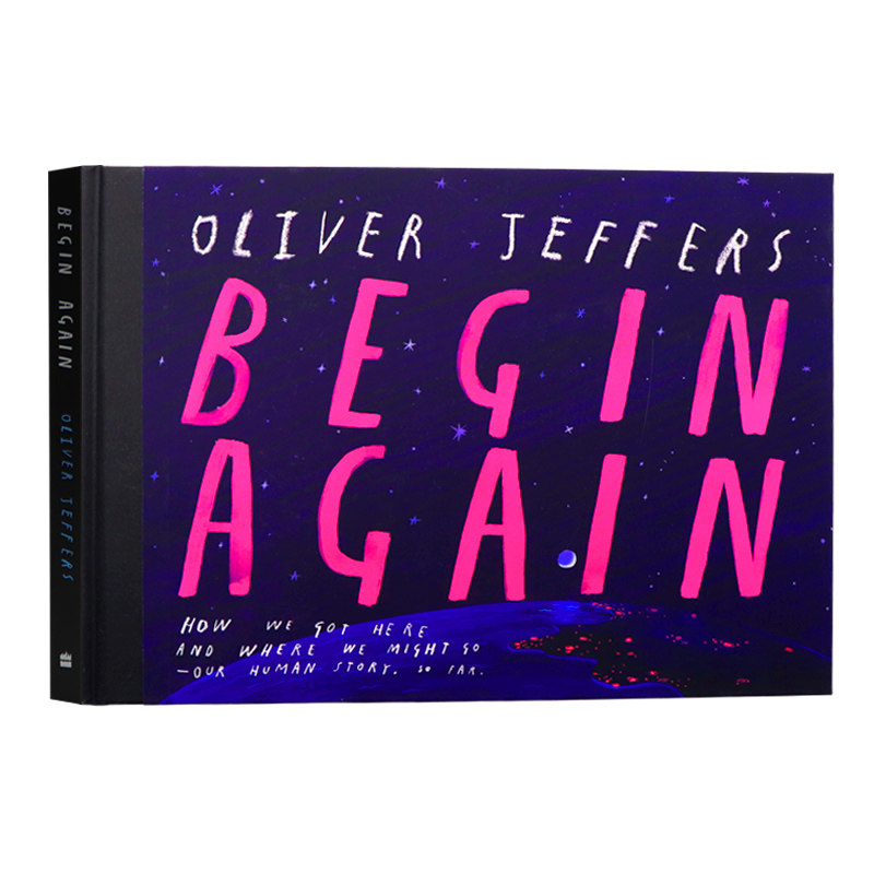 现货 再次出发 英文原版进口Oliver Jeffers：Begin Again  儿童绘本故事图画书精装亲子童书课外阅读书籍