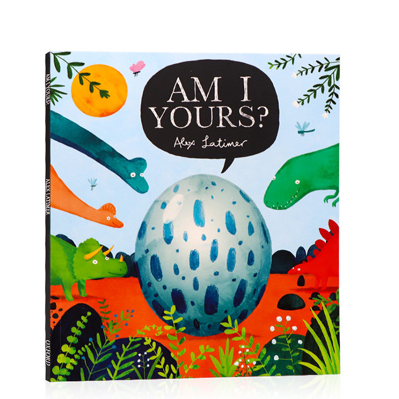 恐龙主题图画故事书平装大开本 儿童英语启蒙认知亲子早教童书 alx