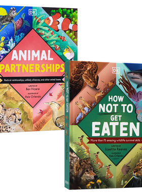 DK出品 如何不被吃掉 动物伙伴关系 英文原版绘本 How Not to Get Eaten 动物反捕食策略防御机制 少儿图解科普百科科普 野生动物