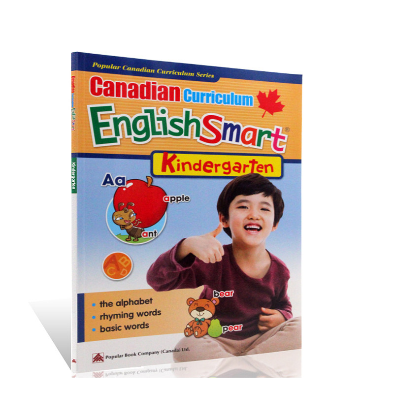 进口英文原版正版 加拿大课程English SmartKindergarten 英语学习练习册 Canadian Curriculum 学前教育 幼儿园 单词学习