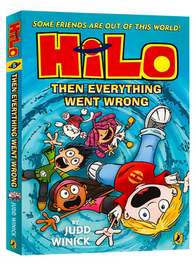 HILO系列第5册 然后一切都错了英文原版 Hilo Book 5 Then Everything Went Wrong 儿童全彩漫画桥梁章节小说进口英语书籍平装版本