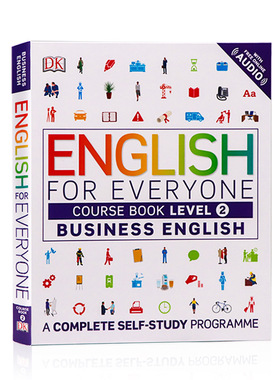 English for Everyone英文原版DK人人学英语系列Business English Level2 Course Book 商务英语2学习教材