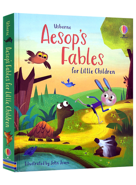 Usborne 伊索寓言 英文原版 Aesop’s Fables for Little Children 儿童绘本图画进口英语书籍 性格习惯培养家庭亲子阅读教育