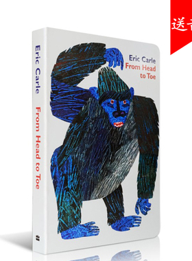 From Head to Toe 从头到脚英文原版绘本 英语启蒙纸板书 Eric Carle 艾瑞卡尔 低幼早教启蒙亲子阅读0-2-3-4-5岁吴敏兰张湘君推荐