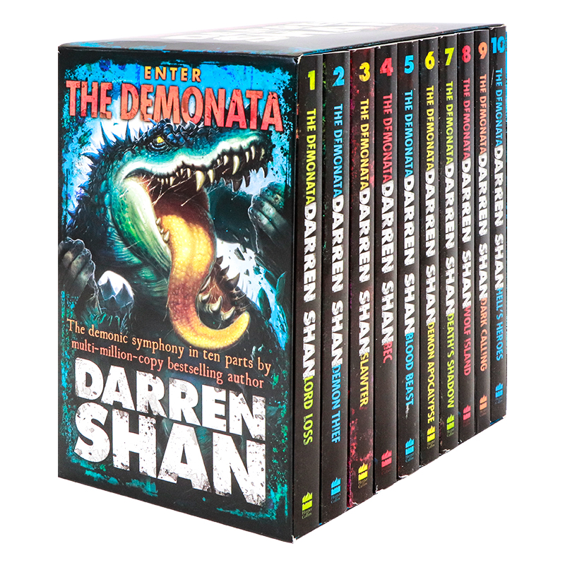 恶魔塔系列10册 英文原版小说 Darren Shan Demonata 10 Books Collection Set Pack 恶魔交响曲 恐惧维度很高的恐怖小说
