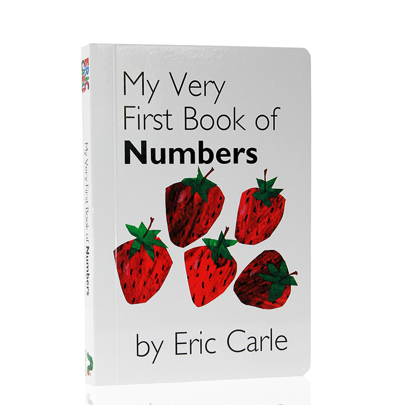 进口英文原版正版 My Very First Book of Numbers 我的一本数字书 Eric Carle 卡爷爷经典图画纸板书 幼儿启蒙认知绘本图片