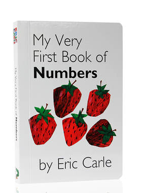 进口英文原版正版 My Very First Book of Numbers 我的一本数字书 Eric Carle 卡爷爷经典图画纸板书 幼儿启蒙认知绘本