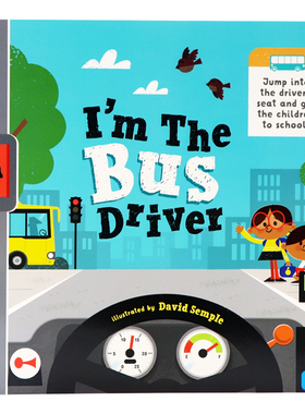 牛津精品认知绘本 我是公交车司机 英文原版绘本 I'm The Bus Driver 交通工具职业认知图画书 平装大开Oxford牛津大学出版