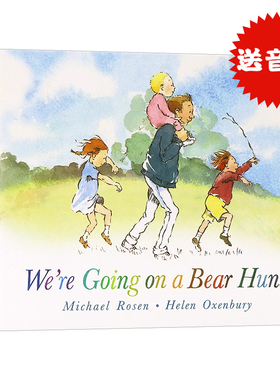 我们一起去猎熊 We're Going on a Bear Hunt 纸板书 英文原版绘本 廖彩杏有声书单低幼英语启蒙Michael Rosen 0-3-4-5岁