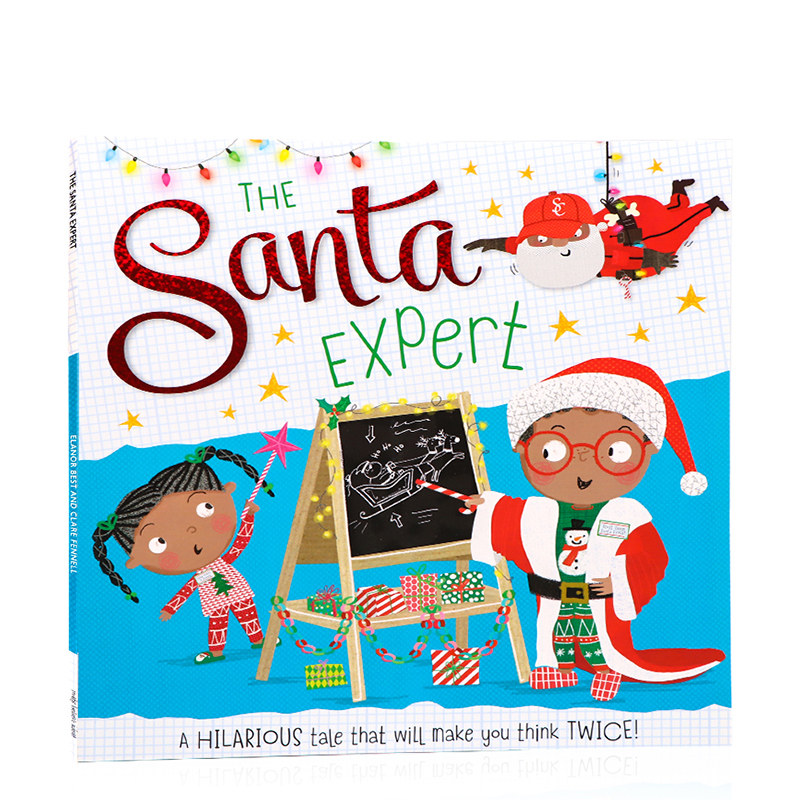 英文原版绘本圣诞老人专家 the santa expert 圣诞节主题 亲子共读