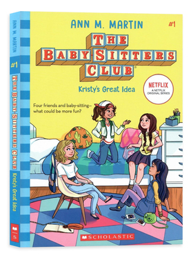 保姆俱乐部小说1 英文原版 The Baby-Sitters Club Kristy's Great Idea 网飞2020同名高分美剧原著青少年课外阅读幽默章节小说