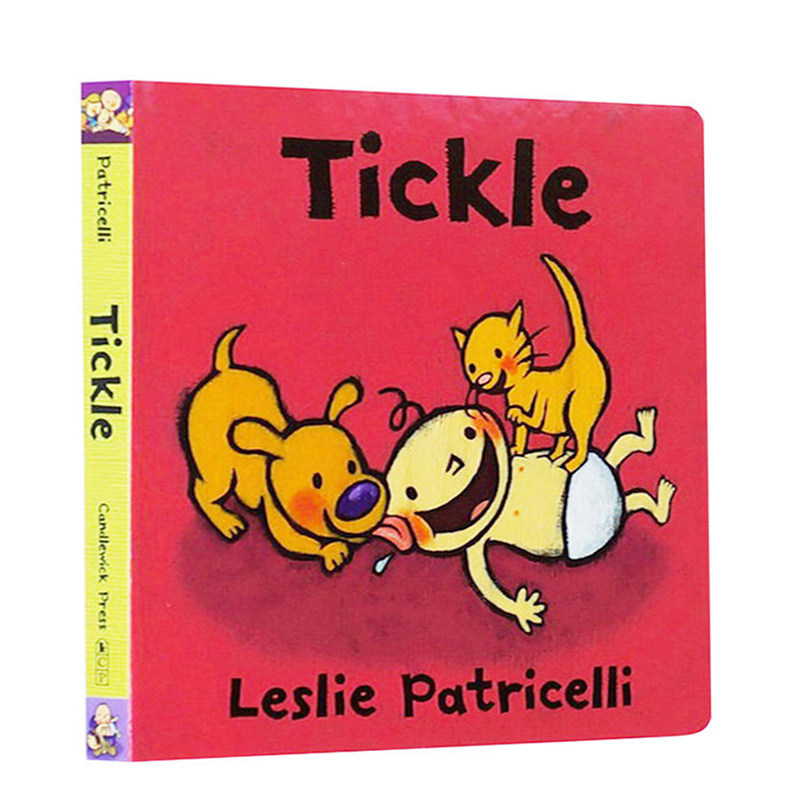 进口英文原版正版 tickle挠痒痒 leslie patricelli幼儿启蒙纸板书