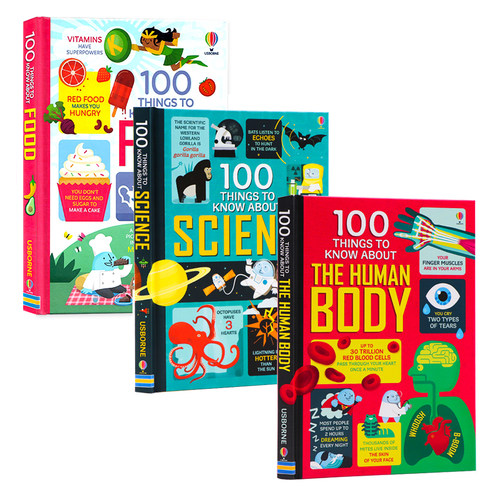 Usborne100大发现系列3册