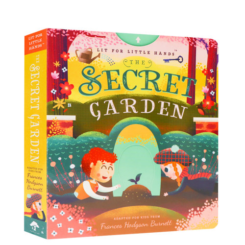 进口英文原版正版 秘密花园低幼版机关操作书 Lit for Little Hands The Secret Garden 纸板书 英文儿童读物 经典童话图画故事书